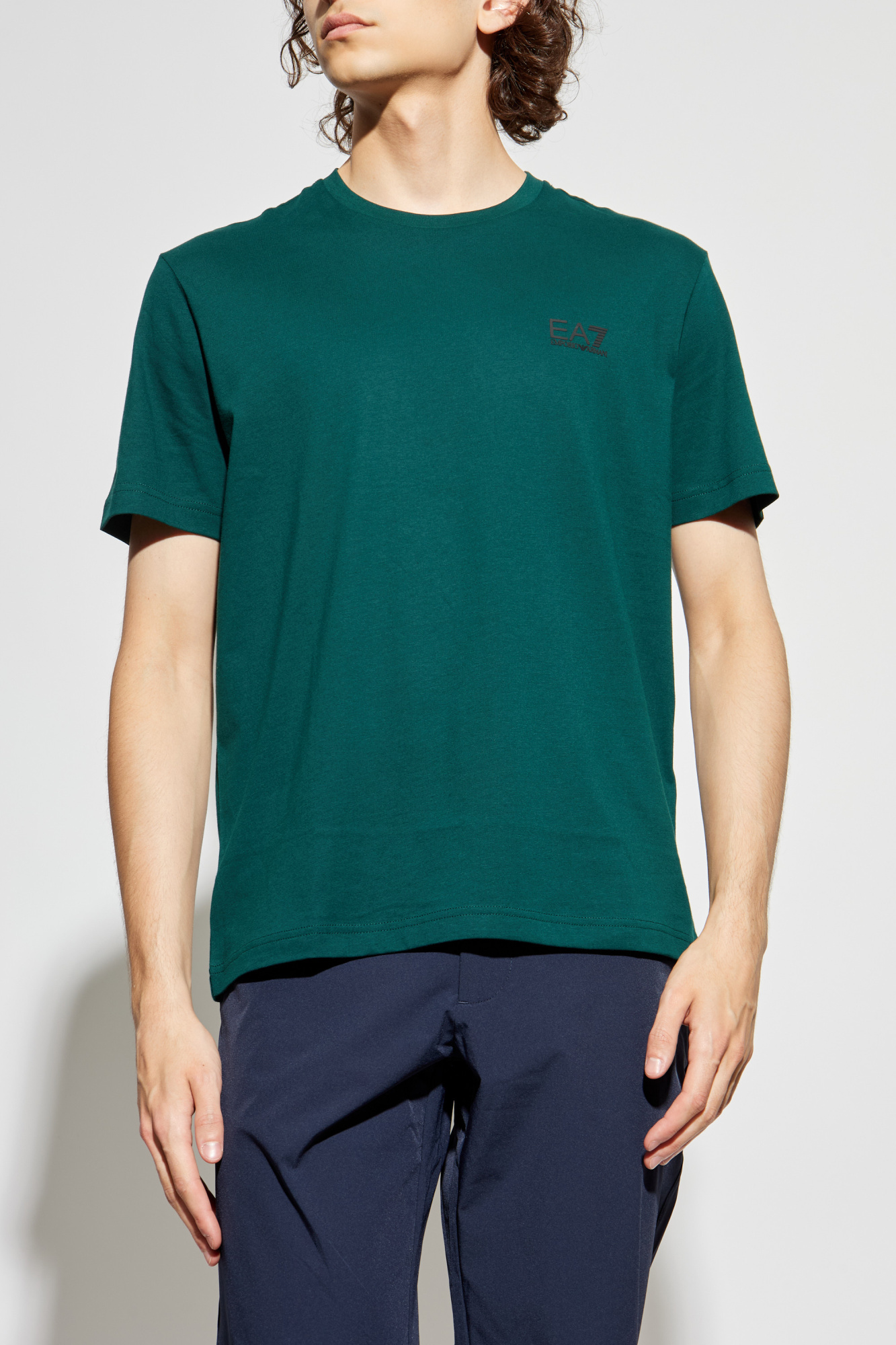 Tシャツ・カットソー EMPORIO ARMANI Men T-shirt Green EM001717AF14836 F9049 Tシャツ・カットソー EMPORIO ARMANI Men T-shirt Green